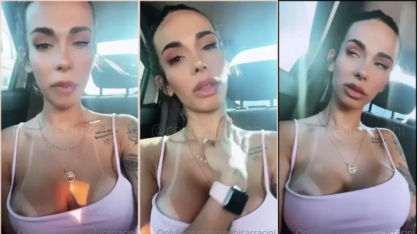 Sophia Carracini showing off without shame like a piranha