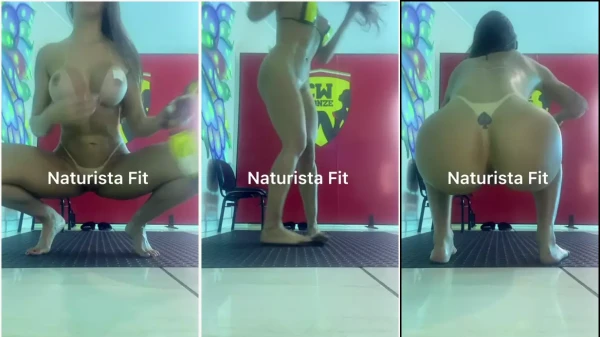 Another video of the Brazilian naturist Fit naked