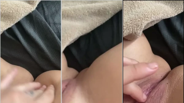 Angel Santiago with his pussy all wet in the finger