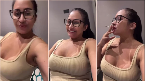 Busty of Marquinha Alessandra Marques Smoking