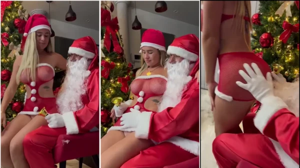 Christmas Night of Debora Peixoto showing the tail