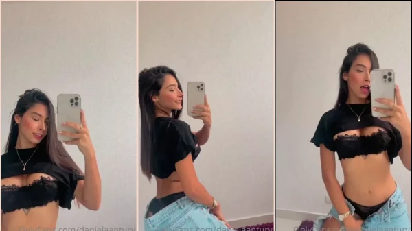 Daniela antury in sexy video dancing with pants