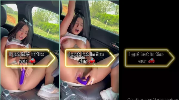 How to masturbate in the car with Daniela Antury