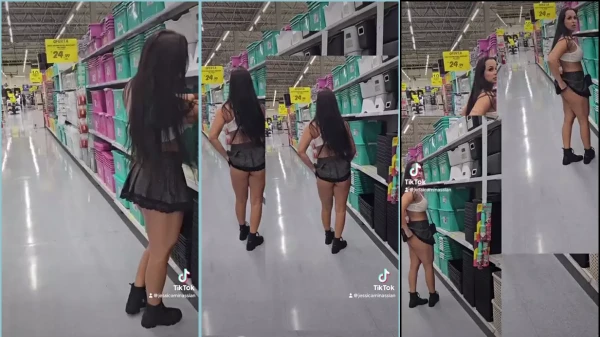 Jessica Minasian showing off in public