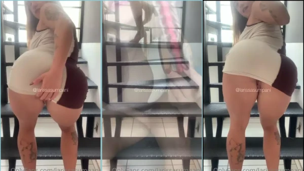 Larissa Sumpani biting her finger and showing the look of pure bitching