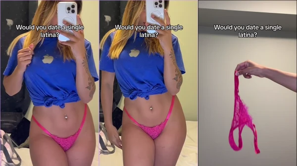 Anitta Hot showing the new thong panties