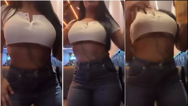 Brazil bitch Alessandra Marques filming in the ballad