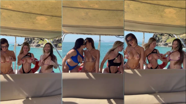 Debora Peixoto called her friends to get on the speedboat