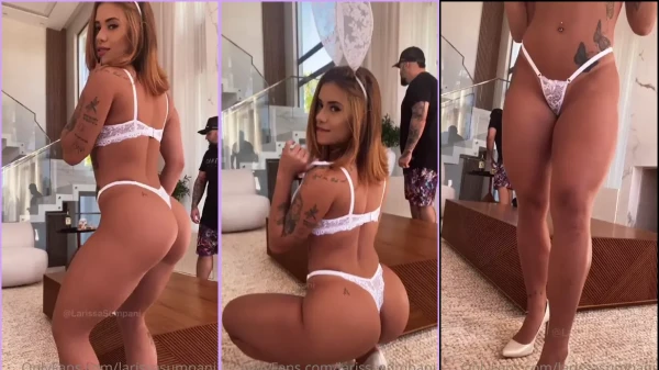 Larissa Sumbani naughty biting her lips and causing slow