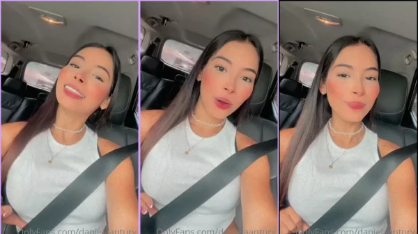 Mexican Daniela Antury showing off on the carr