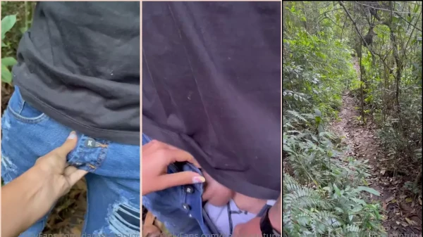 Privacy Video with Daniela Antury suckling in the bush