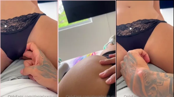 Smoothing Daniela Antury's hot pussy