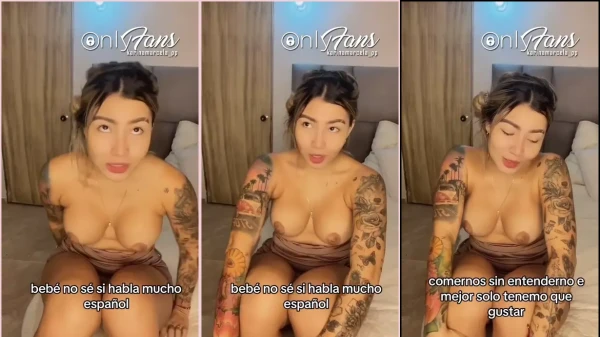 Karina Marcela super naughty showing the breasts