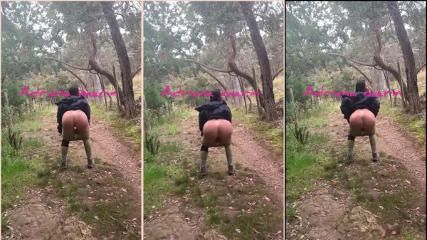 Free Onlyfans, with AMR.777 of panties walking around the farm