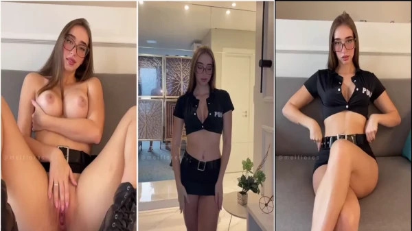 Mel flowers in erotic video masturbating