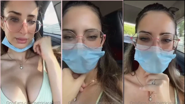 Safadinho Video da Patricia Castillo provoking in the car