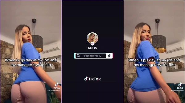 Sofia Lopes Hot in Tiktok Video