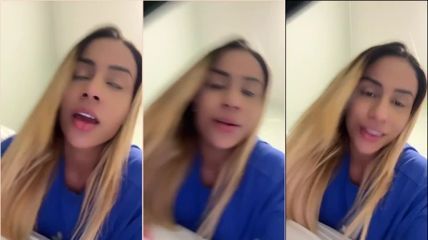 Sofia Lopes talking to her fans at Onlyfans