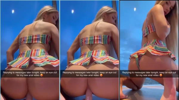 Four Zara Yasmin Blonde Mackerel Puning her breasts and pussy