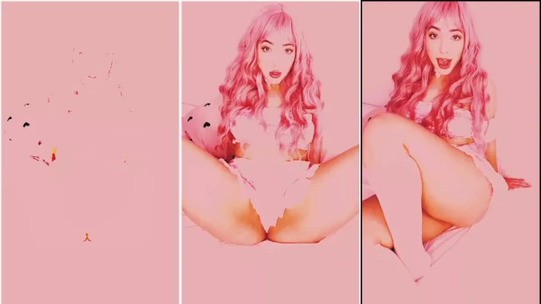 Lis Del Castilho Bem Bem Gostsoa of Pink Hair In Bed