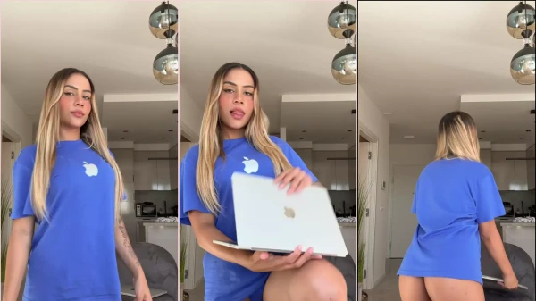 Sofia Lopes in Video Filming Delicious Tail