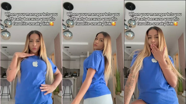 Sofia Lopes in video wiggling with taste