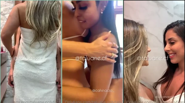 Taluane with pussy fucking with friend