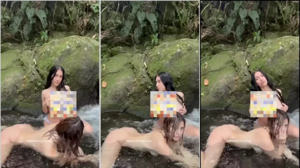 YorsuccuBusuwu and naked friend on the lake