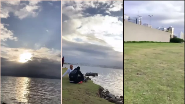 Colombiana Livia Santana dress without panties