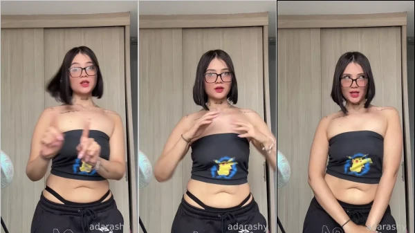 Teen tatarashii dancing in clothes